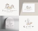 あたたかくやさしい手描きのかわいいロゴを制作します ［修正無制限］Aiデータ込・想いが届くロゴに! イメージ4