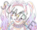プロのアニメーターがアニメ原画風アイコンを描きます 高解像度ですので印刷やイラストとしても使えます！ イメージ2