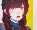 世界に一つだけの色紙イラスト描きます アナログならではのタッチや雰囲気を楽しんで頂けます*´꒳`* イメージ5