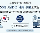 韓国との問い合わせ・連絡・調査を代行します 【相談からOK】韓国への問い合わせ・調査・連絡をスッキリ解決 イメージ1