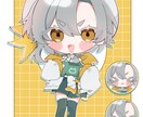 SDイラストの制作をいたします かわいいSD（ちびキャラ）全身イラストを描きます！ イメージ2