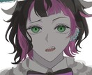 SNS用などキャラクターの1枚絵を描きます かっこかわいいイラスト描きます！ イメージ3