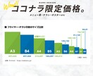 飲食・美容etc..修正無制限！印刷物制作します デザイン歴10年目！多種多様なデザイン実績あり◎ イメージ3