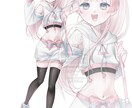 歌ってみたなどのmv イラスト描きます ダークなイラスト〜ポップでかわいいイラストまで可能❣️ イメージ6