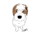 ペットのイラストアイコン作ります 似顔絵風にペットのイラスト作ります。 イメージ3