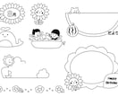 ほのぼのとしたイラストや、オリキャラを作成します 商用利用OKです。柔らかい雰囲気のイラストを描きます イメージ2