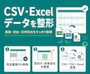 CSV・Excelデータを定型ルールで整形します 現役データエンジニアが正確に仕上げます！ イメージ1