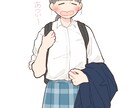 女の子のバストアップのイラスト描きます 可愛い女の子なら任せてください イメージ4