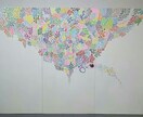 お家に飾る抽象画を描きます お部屋に本物のアートを飾ってみませんか？ イメージ2