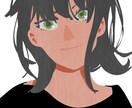 パッと目を引く!シンプルアイコン描きます イメージカラーを強く打ち出し人物像を伝える イメージ2
