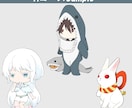 SDキャラ(ミニキャラ)お描きします アイコン、グッズ、配信など様々な場面に イメージ5