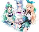 記念日やサムネイル用など各種イラストをお描きします キラキラした映えるイラストをお届けします！ イメージ5