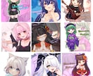 全身＋SD付きプランあり｜安心イラスト制作します ご希望をしっかりヒアリングし、想いを形に仕上げます イメージ2