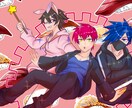 看板となる動画用サムネイル描きます 絵柄はマンガちっく。修正は色ラフ段階まで可能 イメージ5