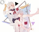 アイコンや立ち絵、1枚絵などのイラストを描きます ホップで可愛いイラストを得意としています イメージ2