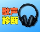 プロがあなたの歌唱と声をしっかり分析・診断します 具体的なアドバイス付き診断表をPDFでお渡し！質問もできます イメージ1