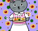 動物たちのメルヘンな世界のSNSアイコンを描きます 可愛い世界のゆめのくにへようこそ イメージ1