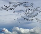 エモい写真にします お気に入りの写真にファンタジー溢れる絵を描きます イメージ4
