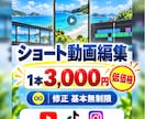 素材を送るだけで伸びる縦型ショート動画を制作します 実績作り中で格安！依頼をしてみたいけどお値段で悩んでる方に！ イメージ1