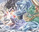 クリーチャー・モンスターイラストのデザインできます ダークファンタジー、クトゥルフ神話TRPGに登場する化物 イメージ6