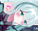 MV歌ってみた動画用イラスト等描きます 宝石のようにキラキラした絵を描きます イメージ2