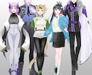 立ち絵制作(TRPG・IRIAM・ゲームなど)ます IRIAMで使える立ち絵など制作します！ イメージ3