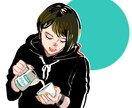 アイコン等に使用できる人物画描きます 写真からイラスト・想像のキャラからイラスト 等！なんでも！ イメージ3