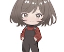 可愛いミニキャラ制作致します 場合によりオリジナルキャラを作成致します(⁎ᴗ͈ˬᴗ͈⁎) イメージ2