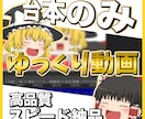 台本のみでゆっくり動画、ずんだもん動画作成します 高品質な動画を最短でご提供します！ イメージ1