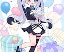 先着１名限定セール中！かわいいイラスト承ります グッズからアイコンまで幅広く使いやすい目を引くイラストです。 イメージ9