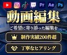 高品質！丁寧に動画編集いたします 【実績多数】ご希望に合わせた丁寧&柔軟な編集・丸投げも対応！ イメージ1
