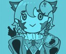 ちょっと不気味で可愛いSNSアイコン描きます 普通のかわいいアイコンじゃ物足りない人向けです イメージ4