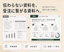受注に繋がる営業資料を外資系コンサル出身が作ります 商談で“相手が動く”営業資料に。構成・トーク設計まで対応。 イメージ3