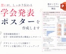 伝わる学会発表ポスター作成します 受賞経験複数回!理系研究者にデザインも構成もお任せください イメージ1