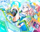 一枚イラストや立ち絵を描かせて頂きます 特に女の子のイラストやメカが得意です！ イメージ5