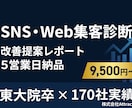Webマーケ戦略 スポット診断レポート作成します 東大院卒×170社実績｜改善点を即日特定 イメージ1