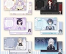 モデルの世界観に合わせた配信画面お作りします Vtuber、雑談配信画面、ゲーム配信画面、サムネイル等 イメージ3