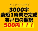 安く早く。とにかくどんな媒体でも翻訳します スピーチや、情報商材、動画など幅広い翻訳を行います イメージ1