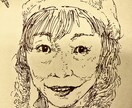 あなただけのオリジナル似顔絵描きます どこか味のある不思議なタッチで描きます。 イメージ4