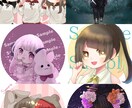 かっこ可愛いSNSで使えるアイコン描きます 安い！！早い！！満足！！を目指しています。 イメージ7