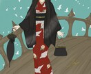 おしゃれな世界観のオリジナルイラスト作成します 商用可能！ポスターやSNSアイコン・挿絵・似顔絵にどうぞ。 イメージ8