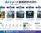 生成AIを活用したショート動画を制作します AI画像・AI動画×Premiere Proで映像化します イメージ3