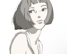 モダンでオシャレな雰囲気の人物絵描きます クールでモダンな絵でサービスやシーンの魅力を引き立てます イメージ6