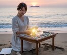 離島からの鑑定。澄んだ波動で魂の縁を可視化します ツインレイ鑑定・瀬戸内海の離島で魂の縁エーテルコードを紐解く イメージ2
