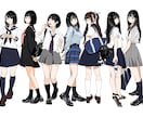 イラスト、似顔絵、アイコンを描きます SNSでイラストを投稿。500から1000いいねが付きます イメージ2