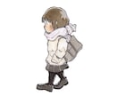 温かみのある手描きイラストを制作します 日常の一場面を、懐かしく、やさしいアナログタッチで描きます イメージ8