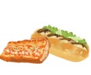 写真や資料から『美味しい〜ご飯』！描きます 2枚、1000円で最短即日！美味しいで注目を集めます！ イメージ4