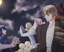 キャラ＋背景を含む完成イラストを作成します 多様なクリエイターの中からあなたのお気に入りがきっと見つかる イメージ6