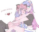 平成感のある絵柄で女の子描きます 平成感のある絵柄、ロリっぽい女の子が好きですが男性も描けます イメージ1