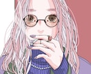 SNS用のアイコンなどにも使えるイラストを描きます おしゃれで可愛い自分だけのアイコン、イラストを探してる方へ！ イメージ4